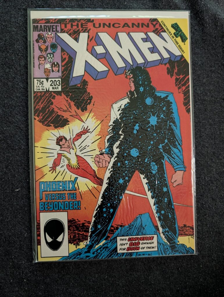 The Uncanny X-Men #203 front cover