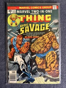 Marvel Two-In-One #21 front cover
