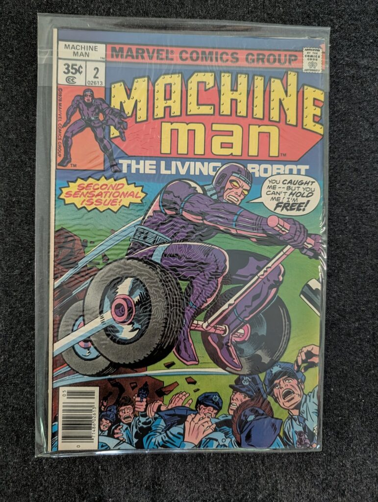 Machine Man #2 front cover