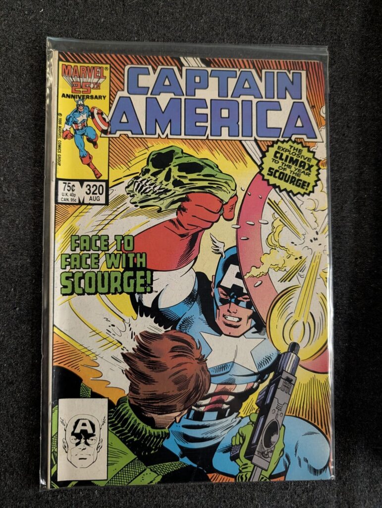 Captain America #320 front cover