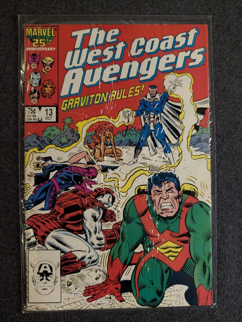The West Coast Avengers #13 front cover
