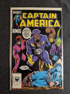 Captain America #315 front cover