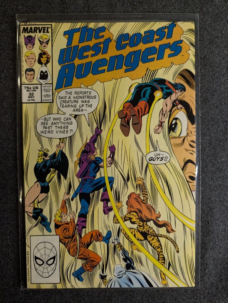 West Coast Avengers #32 front cover