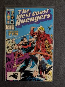 The West Coast Avengers #36 front cover