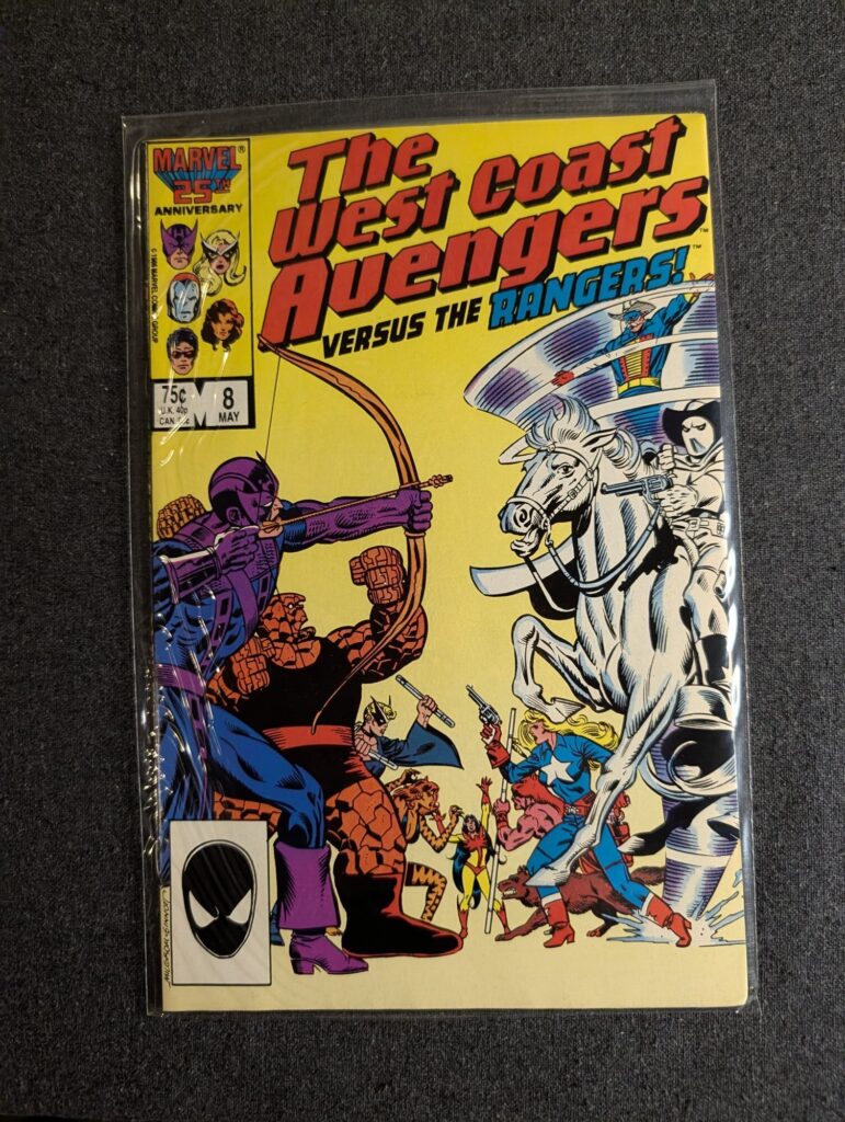 The West Coast Avengers #8 front cover