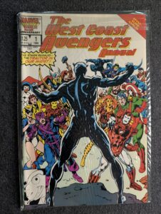 West Coast Avengers Annual #1 front cover