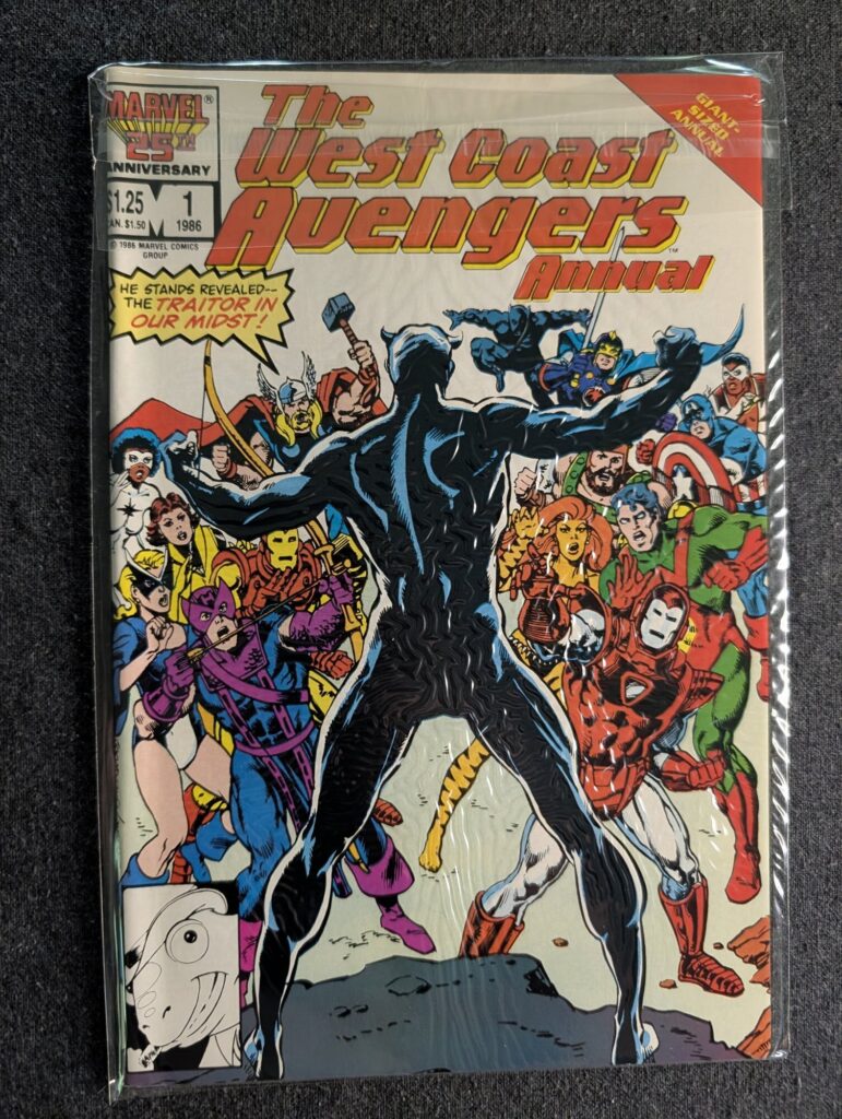 West Coast Avengers Annual #1 front cover