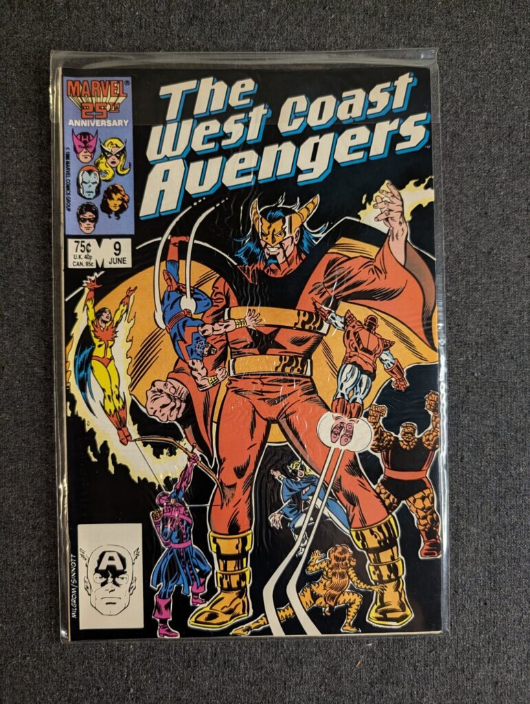 The West Coast Avengers #9 front cover