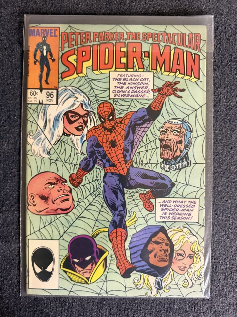 Peter Parker, The Spectacular Spider-Man #96 front cover