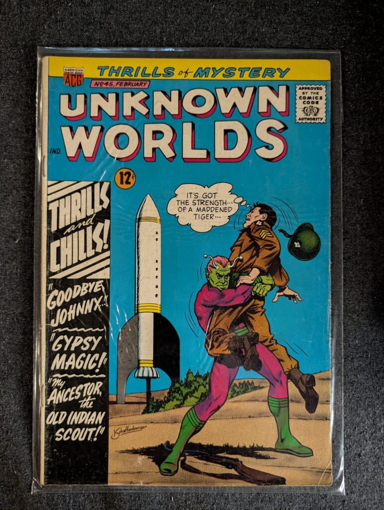 Unknown Worlds #45 front cover