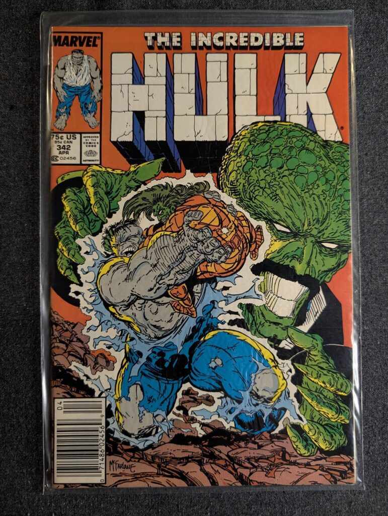 The Incredible Hulk #342 front cover