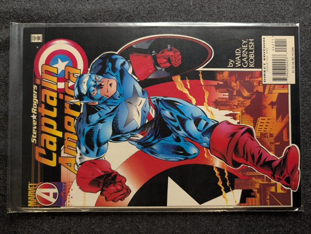 Captain America #445 front cover