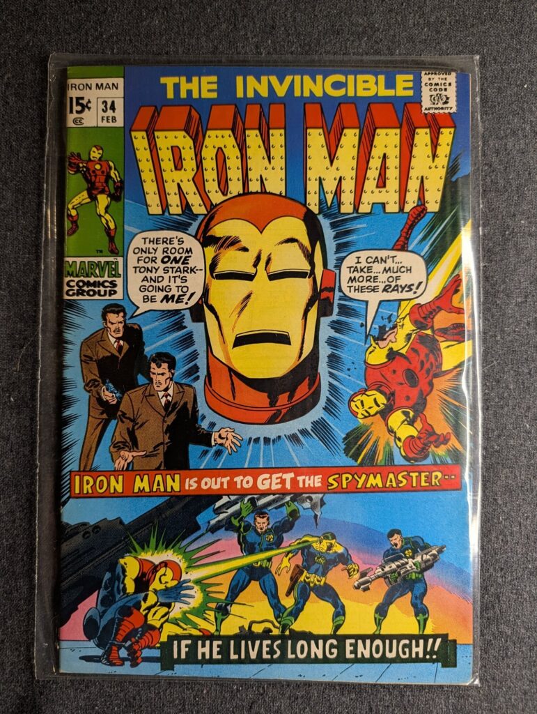Iron Man #34 front cover