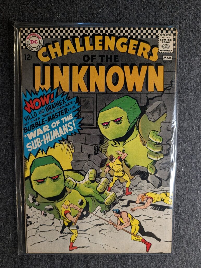Challengers of the Unknown #54 front cover