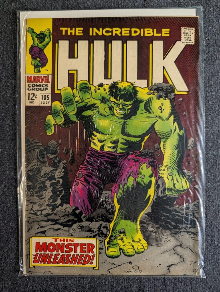 The Incredible Hulk #105 front cover