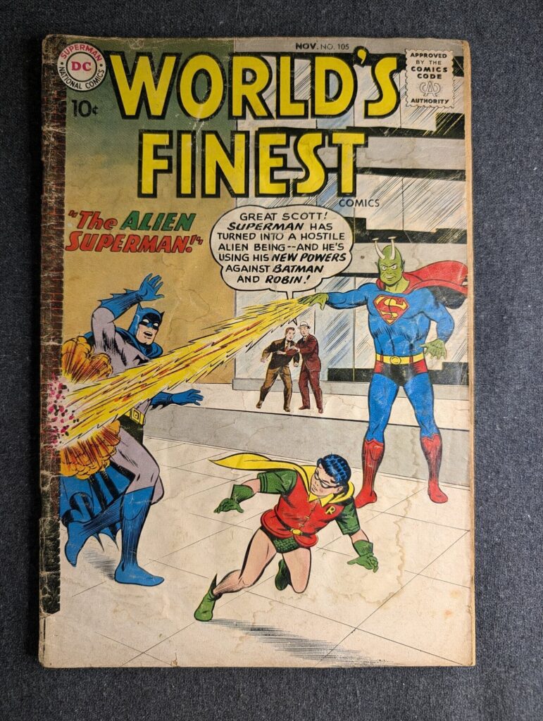World's Finest Comics #105 front cover