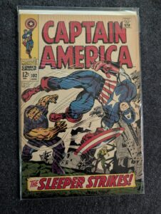 Captain America #102 front cover