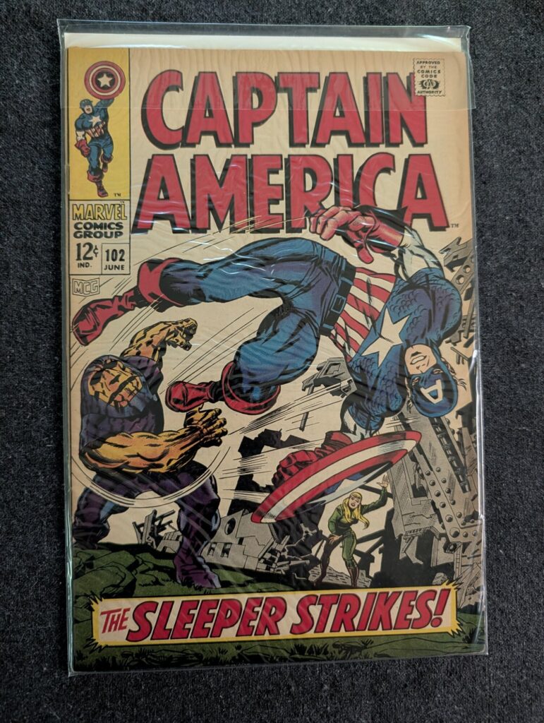 Captain America #102 front cover