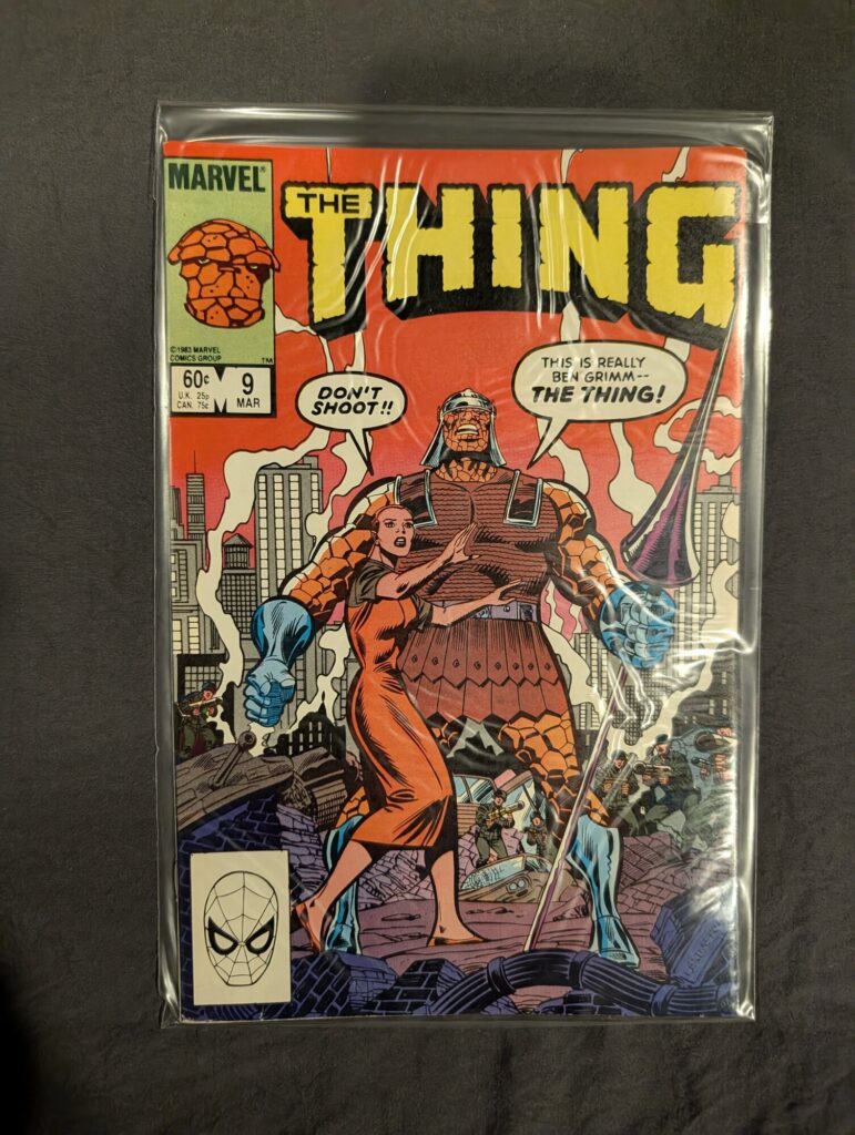 The Thing #9 front cover
