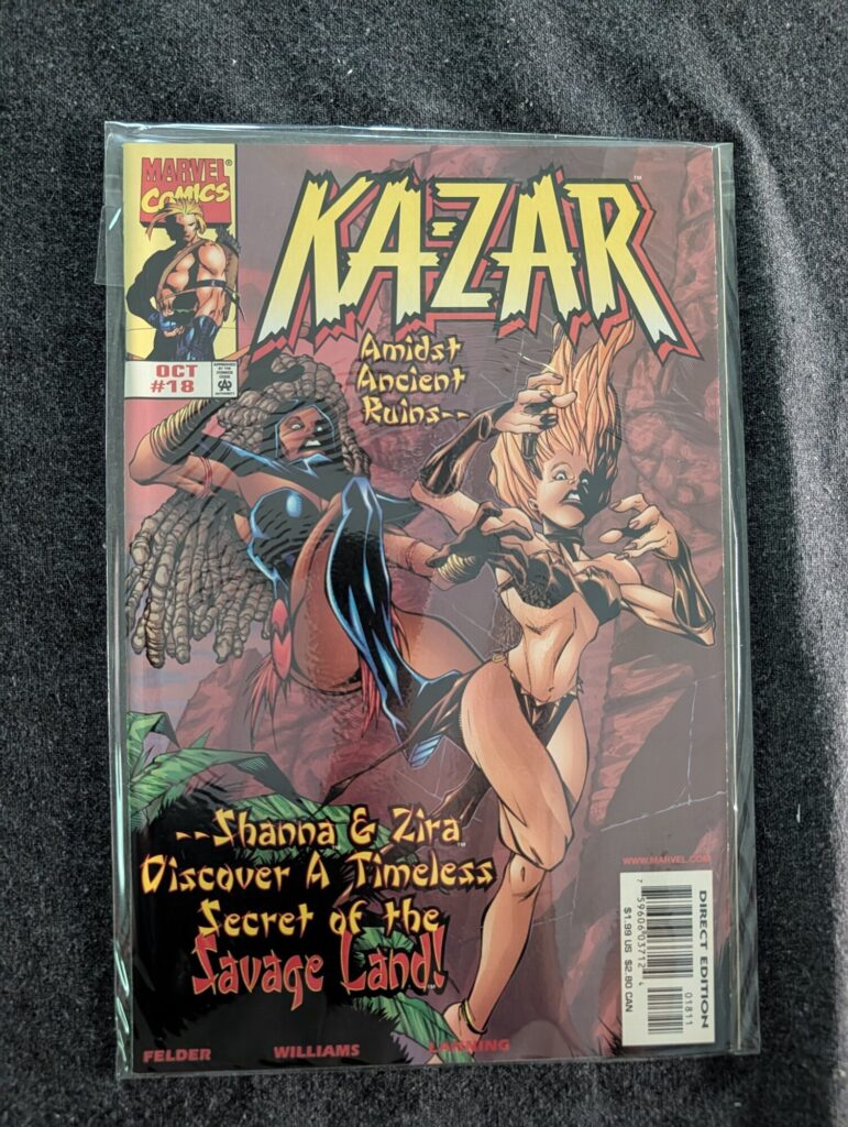 Ka-Zar #18 front cover