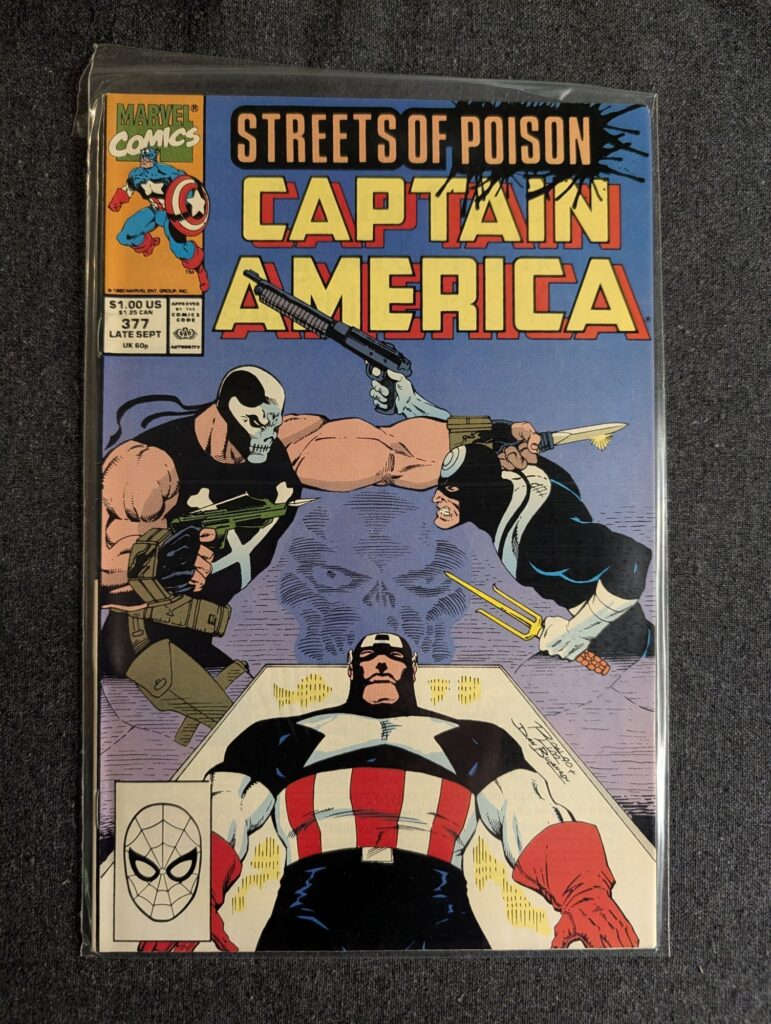 Captain America #377 front cover