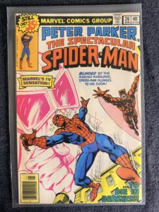 Peter Parker, The Spectacular Spider-Man #26 front cover