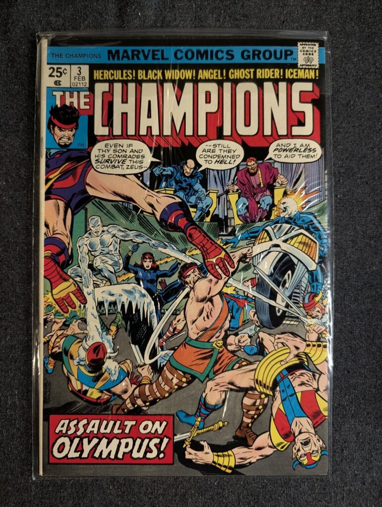 The Champions #3 front cover