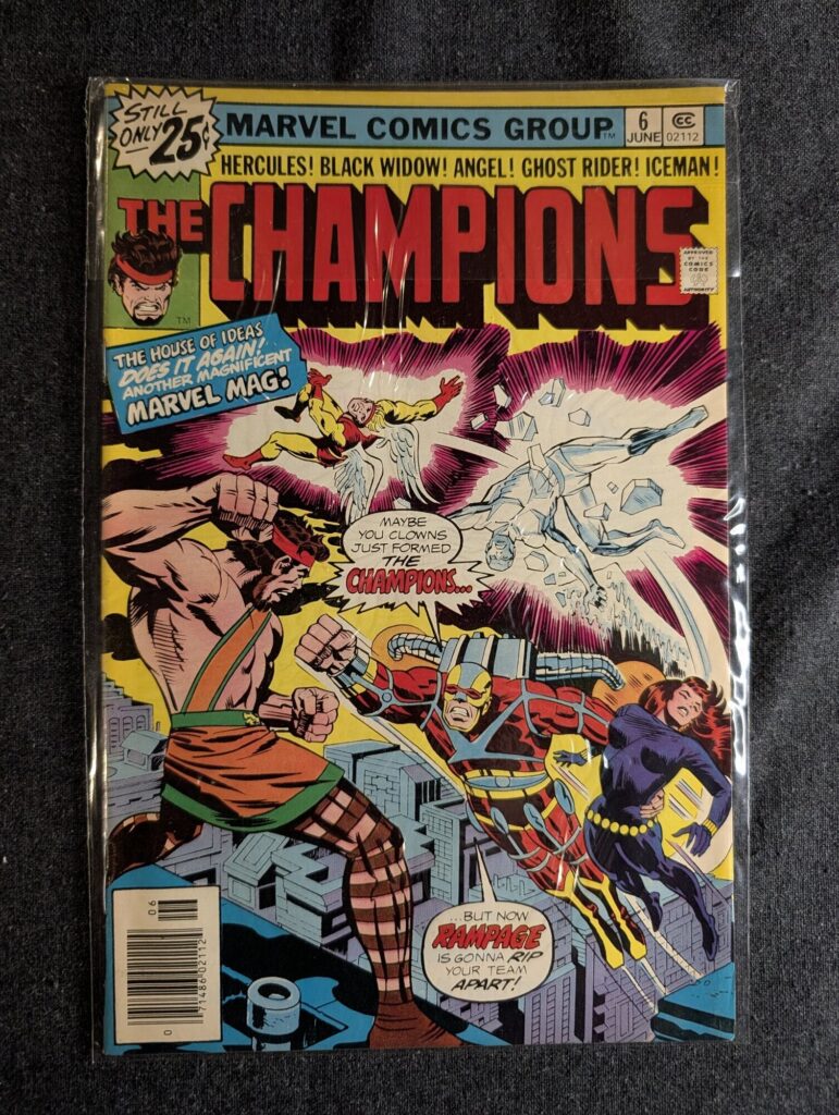 The Champions #6 front cover