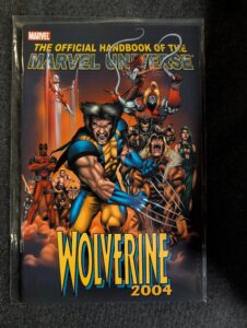 Official Handbook of the Marvel Universe: Wolverine 2004 #1 front cover