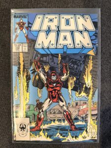 Iron Man #222 front cover