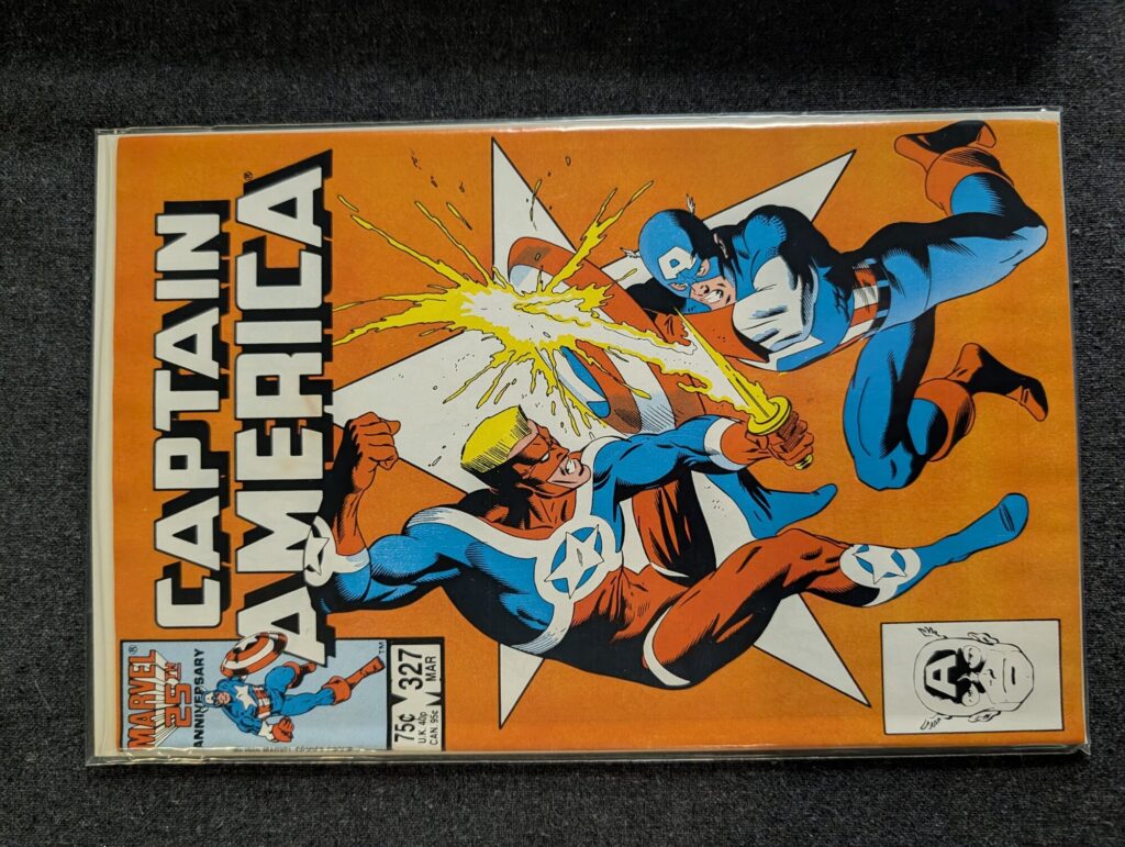Captain America #327 front cover