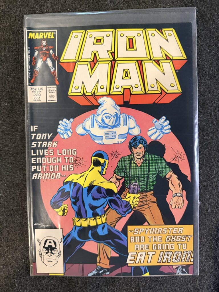 Iron Man #220 front cover