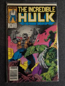 The Incredible Hulk #332 front cover