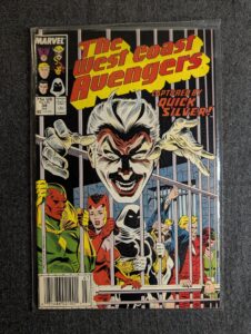 The West Coast Avengers #34 front cover