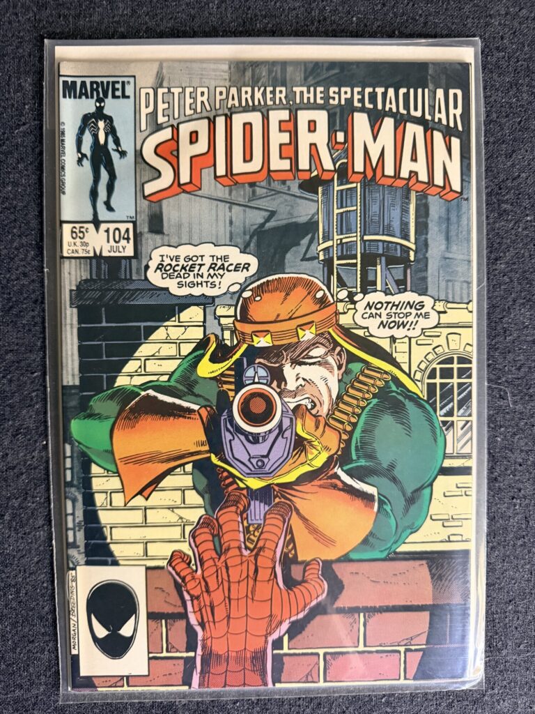 Peter Parker, The Spectacular Spider-Man #104 front cover
