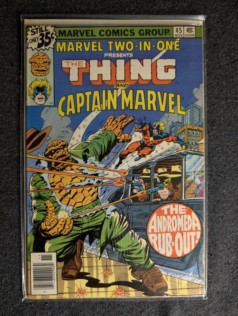 Marvel Two-In-One #45 front cover