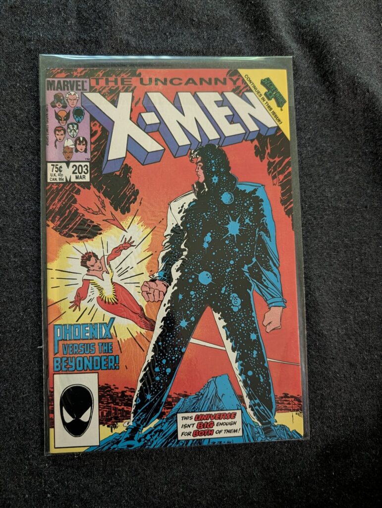 The Uncanny X-Men #203 front cover