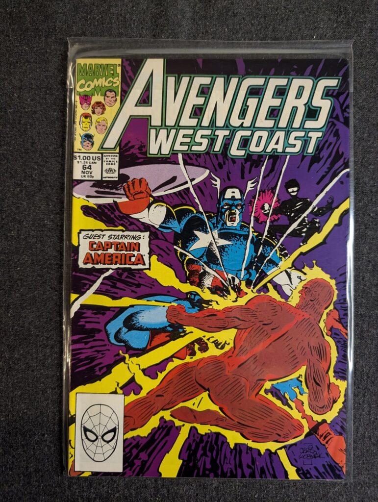 Avengers West Coast #64 front cover