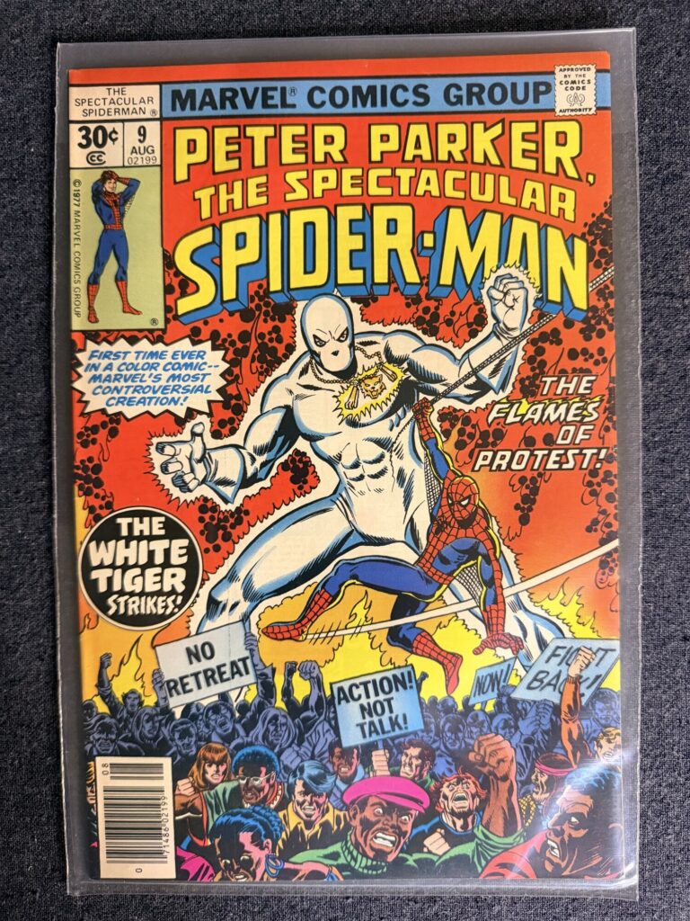 Peter Parker, The Spectacular Spider-Man #9 front cover