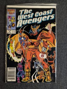 The West Coast Avengers #9 front cover