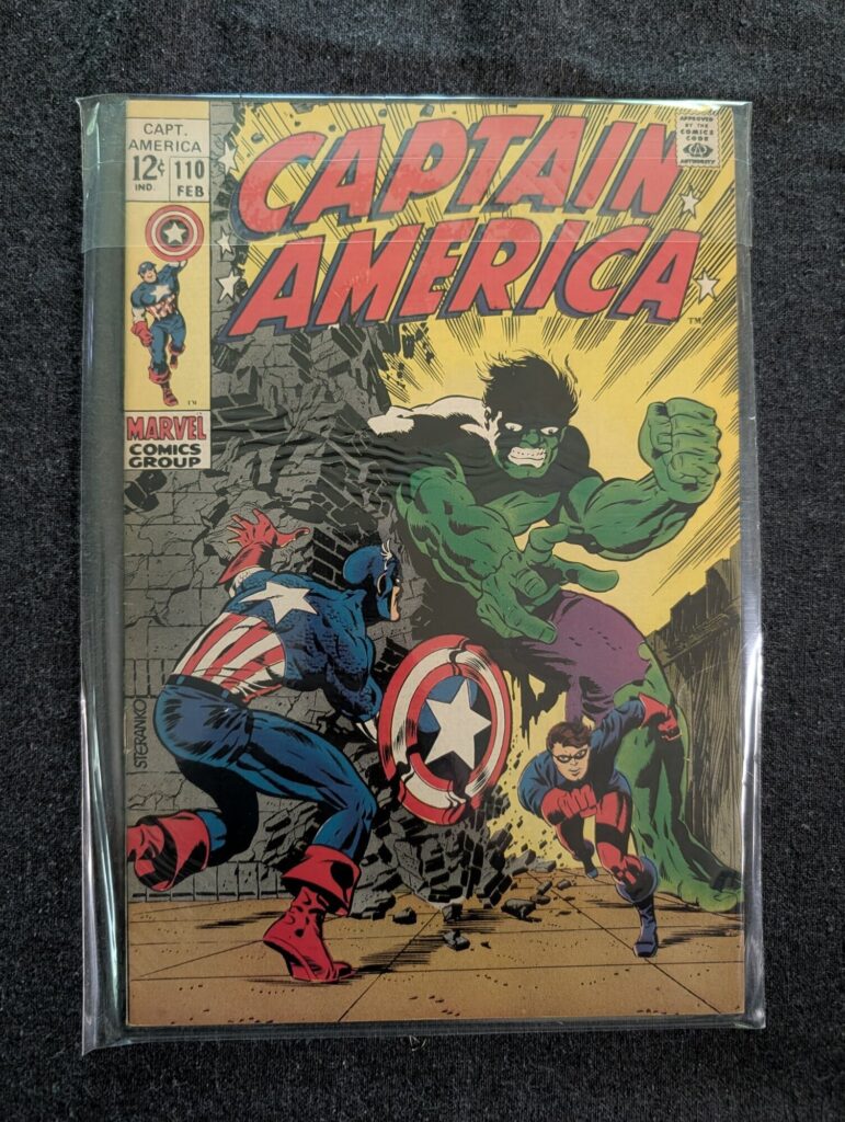 Captain America #110 front cover
