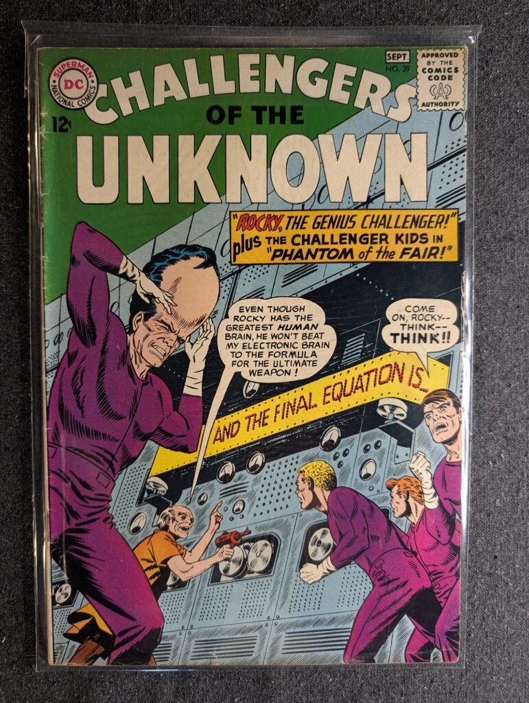 Challengers of the Unknown #39 front cover
