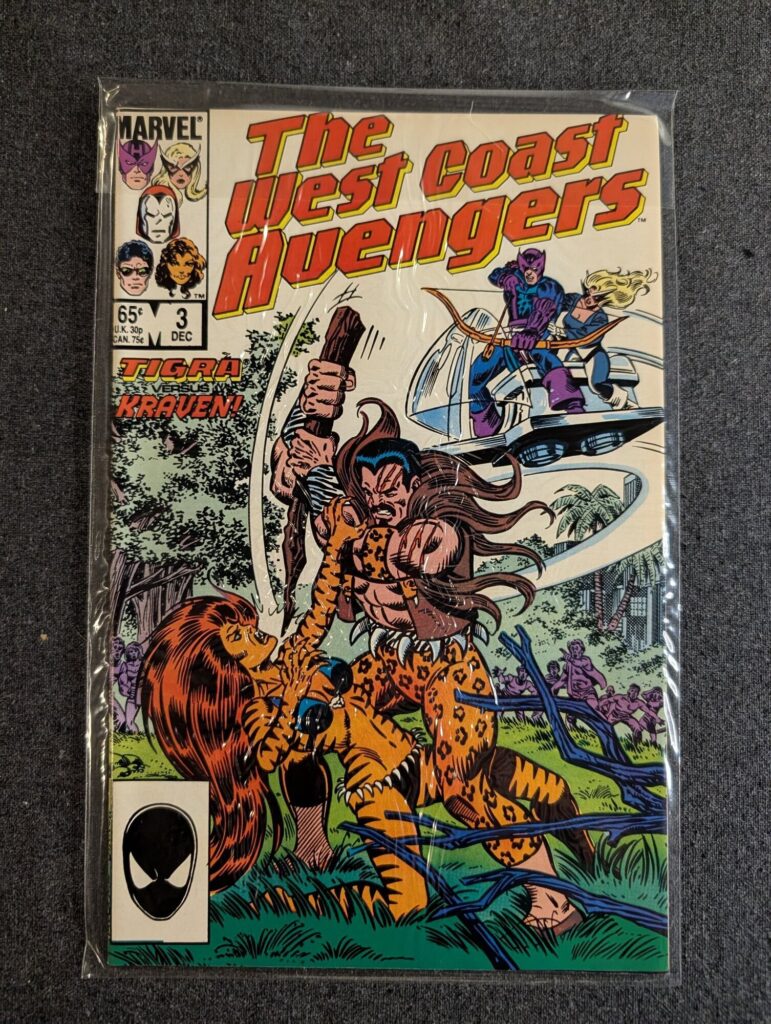 The West Coast Avengers #3 front cover