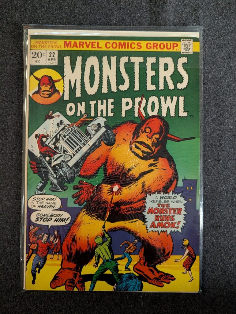 Monsters on the Prowl #22 front cover