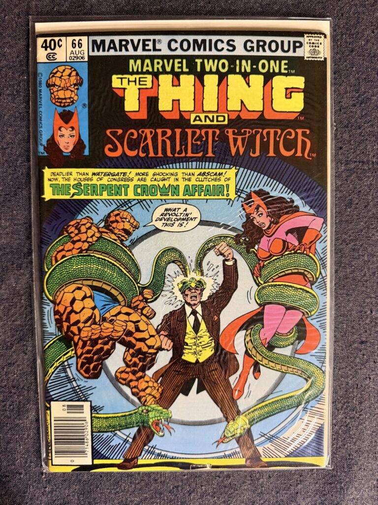 Marvel Two-In-One #66 front cover