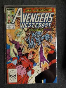 Avengers West Coast #53 front cover