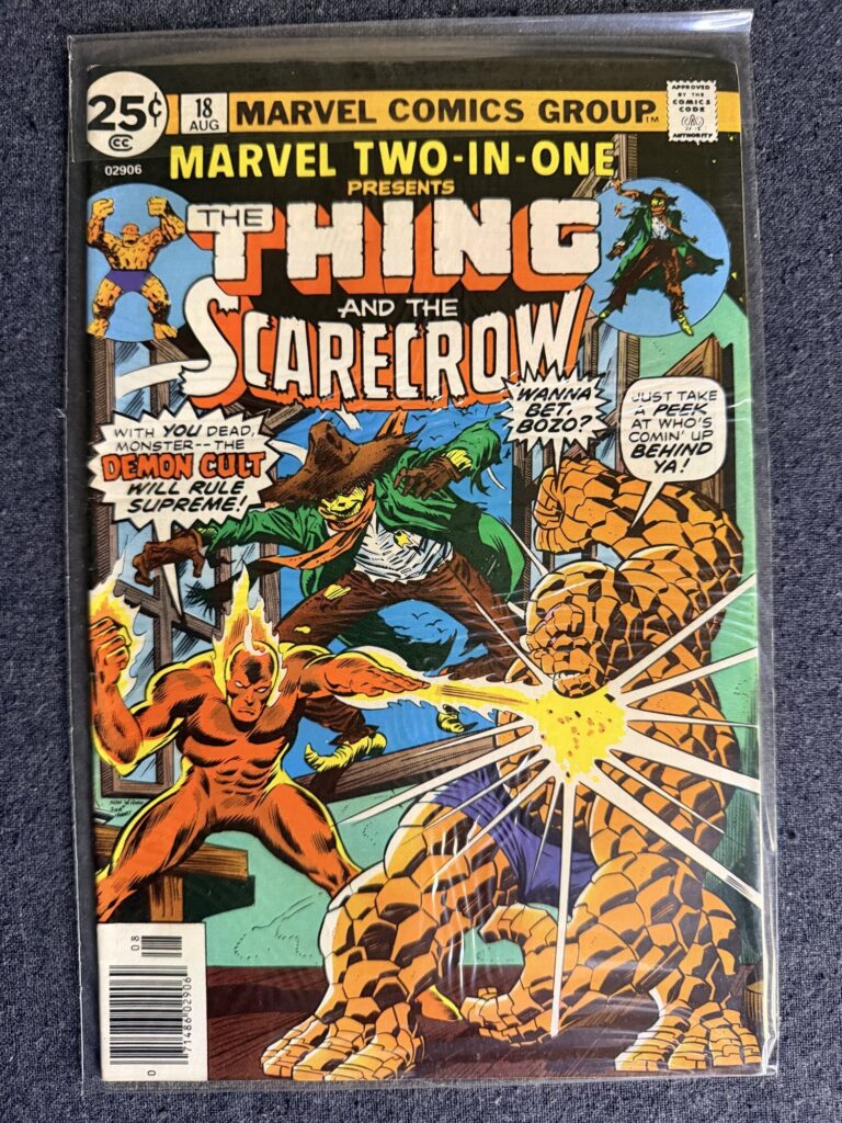 Marvel Two-In-One #18 front cover