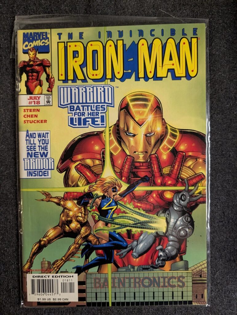 Iron Man #18 front cover