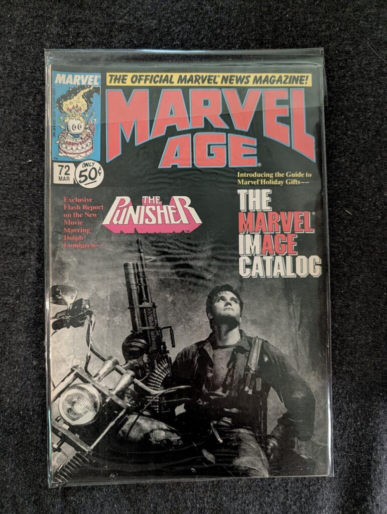 Marvel Age #72 front cover