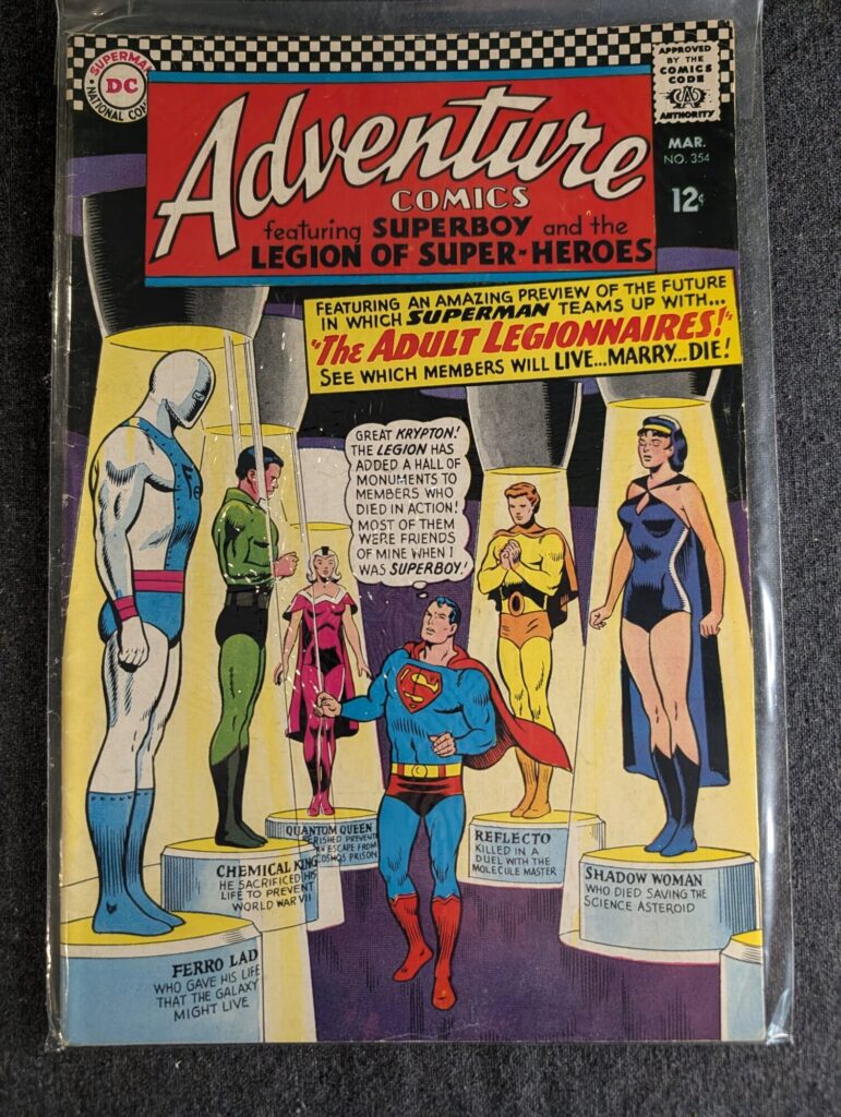 Adventure Comics #354 front cover